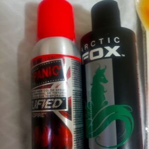 Arctic Fox/Manic Panic/L'oreal Colorista - semi perm. bottle dye, cream, sprays